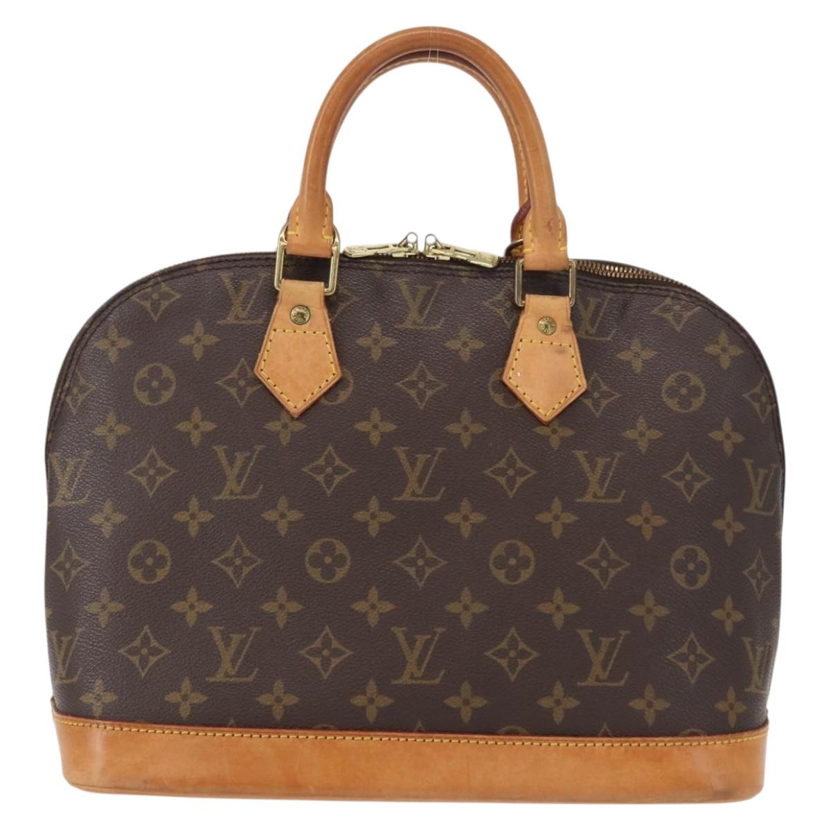 LOUIS VUITTON Monogram Alma Hand Bag M51130 LV Auth yk19761