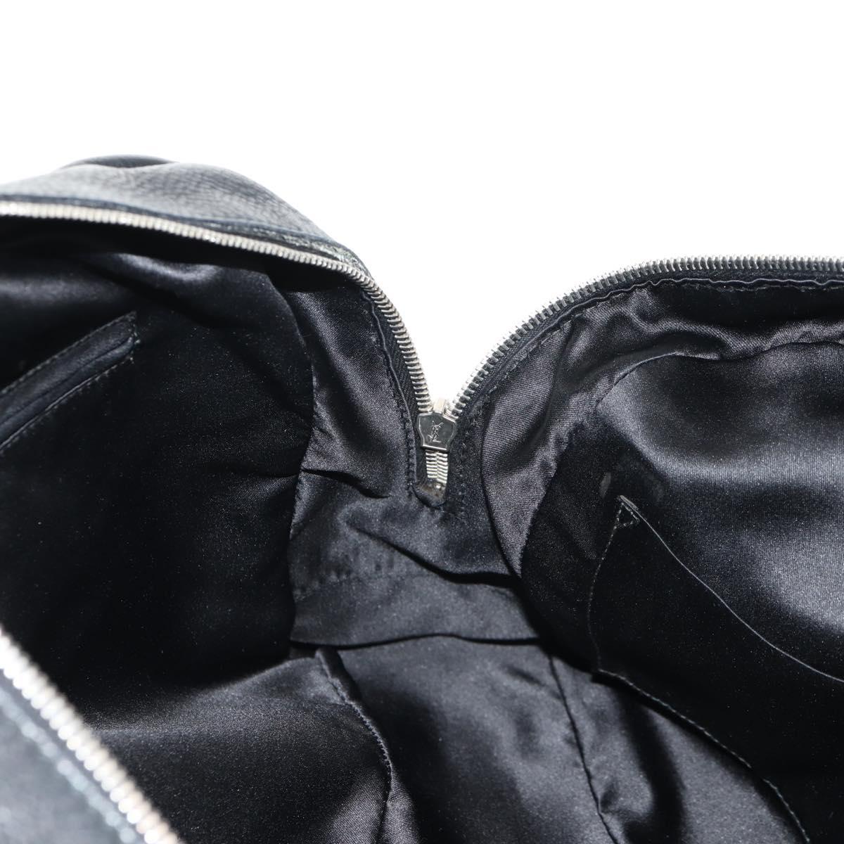 SAINT LAURENT Shoulder Bag Leather Black Silver 227747 Auth yk19763V