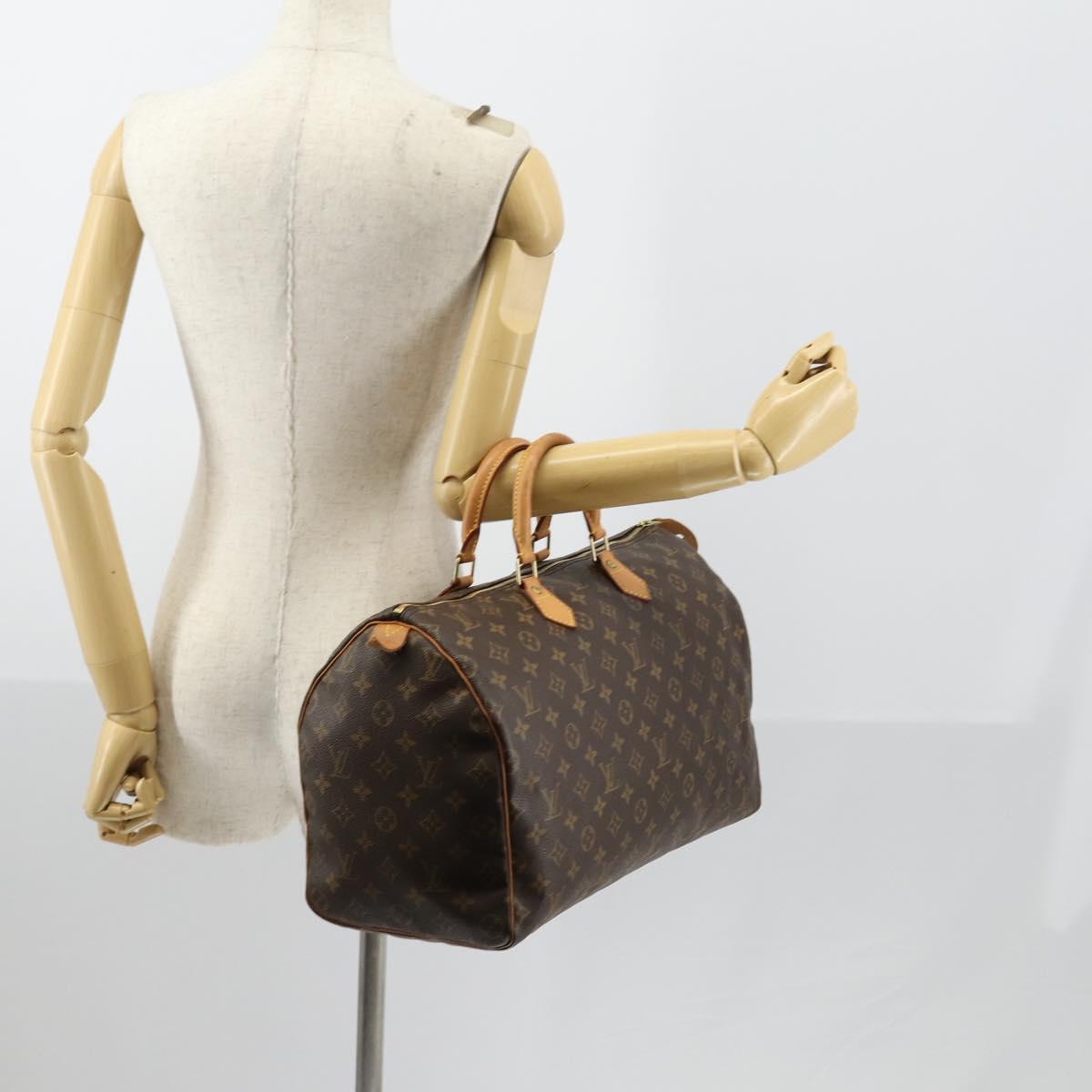 LOUIS VUITTON Monogram Speedy 40 Hand Bag M41522 LV Auth yk19765A