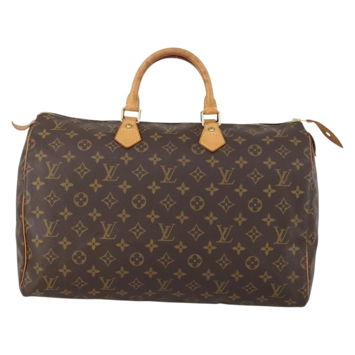 LOUIS VUITTON Monogram Speedy 40 Hand Bag M41522 LV Auth yk19765A