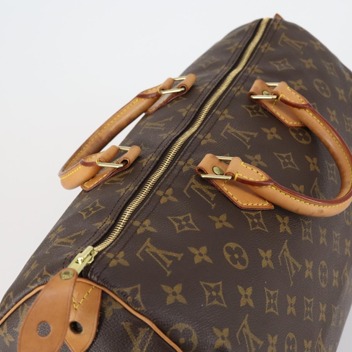 LOUIS VUITTON Monogram Speedy 40 Hand Bag M41522 LV Auth yk19765A