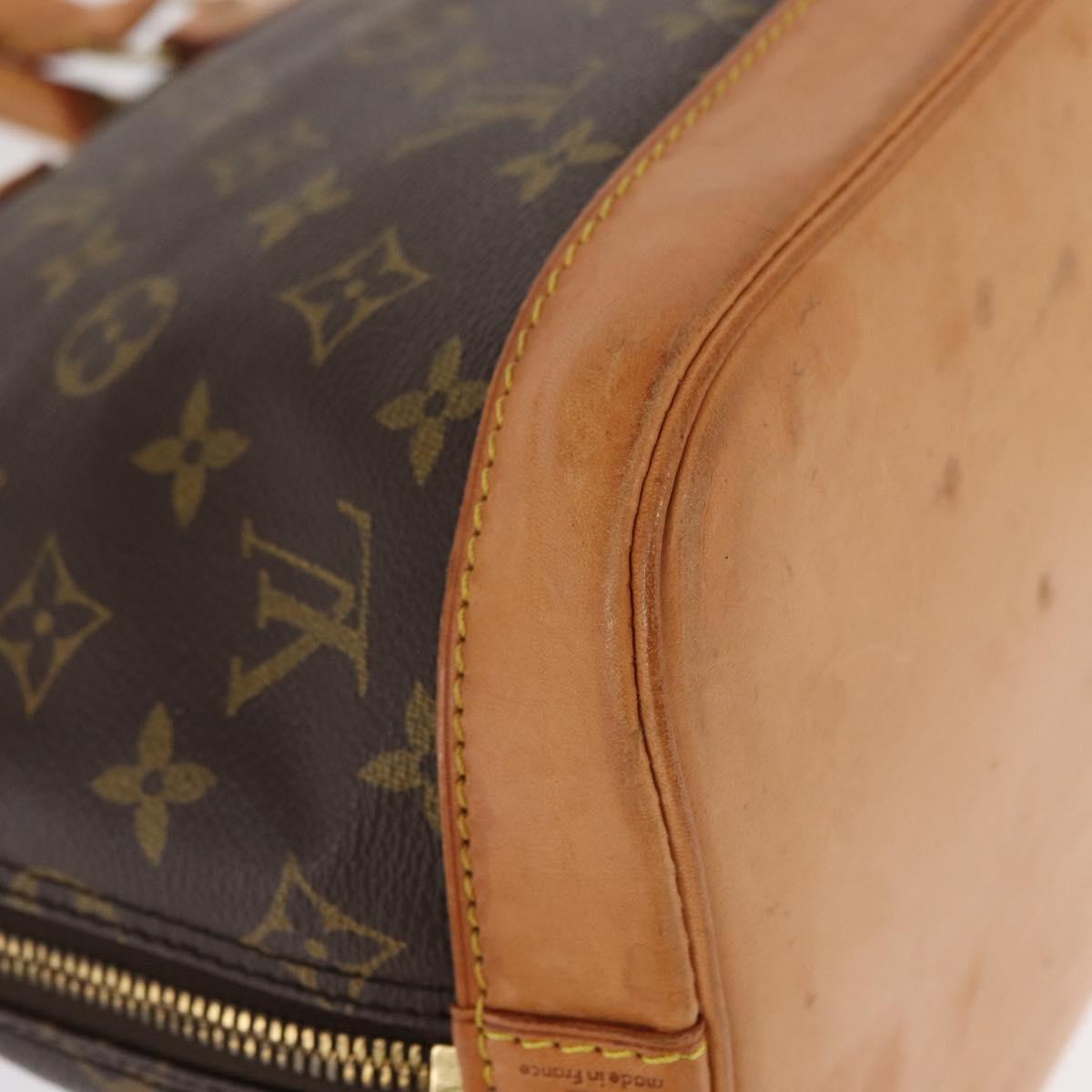LOUIS VUITTON Monogram Alma Hand Bag M51130 LV Auth yk19766