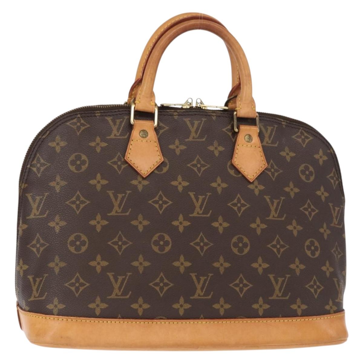 LOUIS VUITTON Monogram Alma Hand Bag M51130 LV Auth yk19766