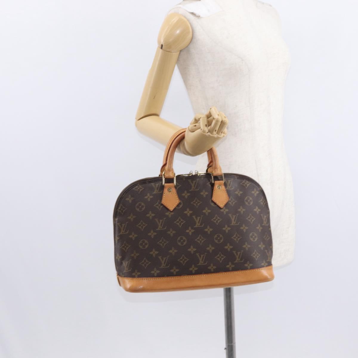 LOUIS VUITTON Monogram Alma Hand Bag M51130 LV Auth yk19766