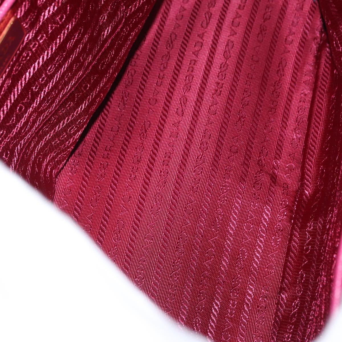 PRADA Galleria Hand Bag Safiano leather 2way Pink Gold Auth yk19769