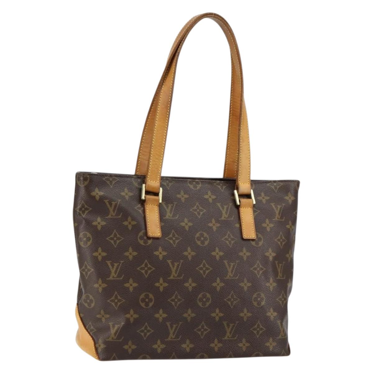 LOUIS VUITTON Monogram Cabas Piano Tote Bag M51148 LV Auth yk19770