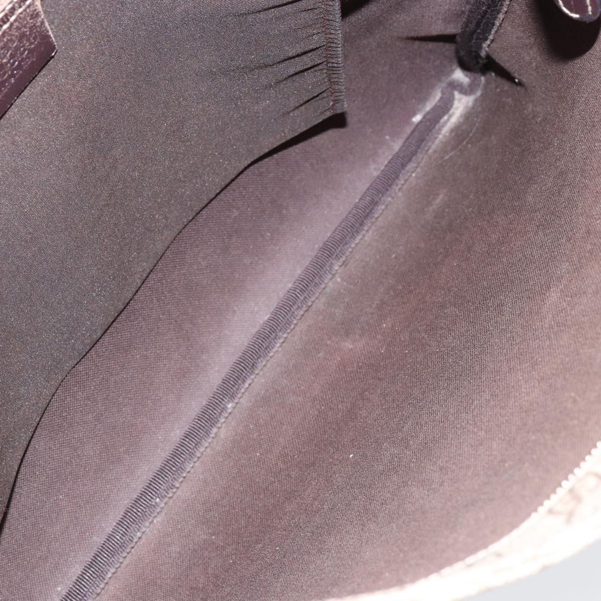 GUCCI GG Supreme Shoulder Bag PVC Beige Gold 201446 Auth yk19779