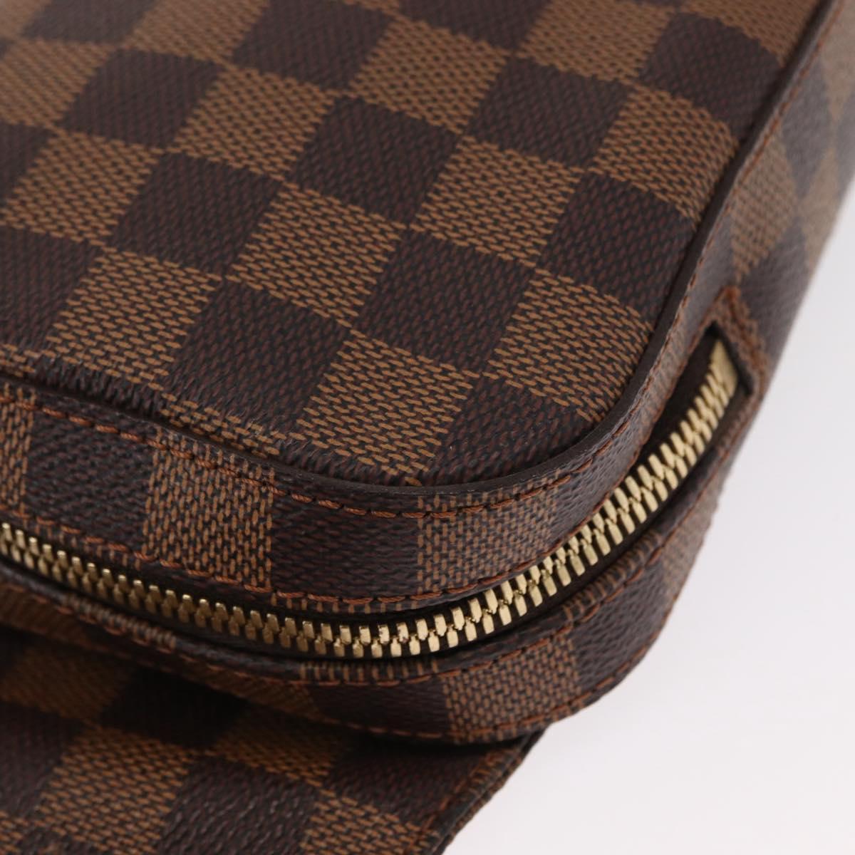 LOUIS VUITTON Damier Ebene Geronimos Shoulder Bag N51994 LV Auth yk19788