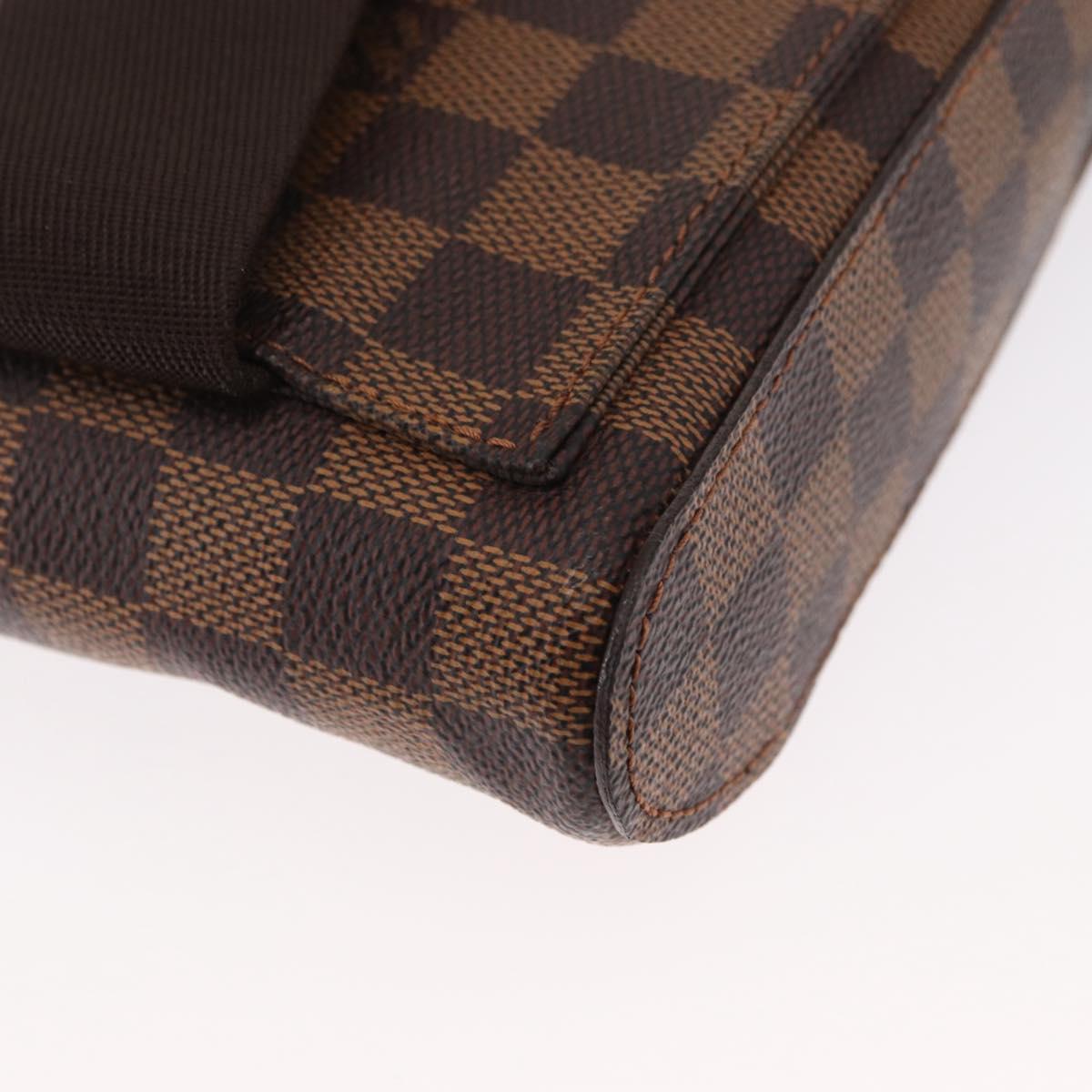 LOUIS VUITTON Damier Ebene Geronimos Shoulder Bag N51994 LV Auth yk19788