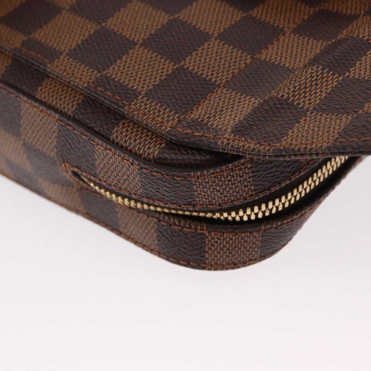 LOUIS VUITTON Damier Ebene Geronimos Shoulder Bag N51994 LV Auth yk19788