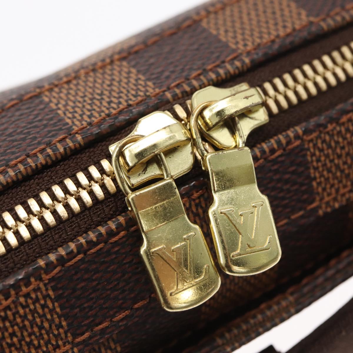LOUIS VUITTON Damier Ebene Geronimos Shoulder Bag N51994 LV Auth yk19788