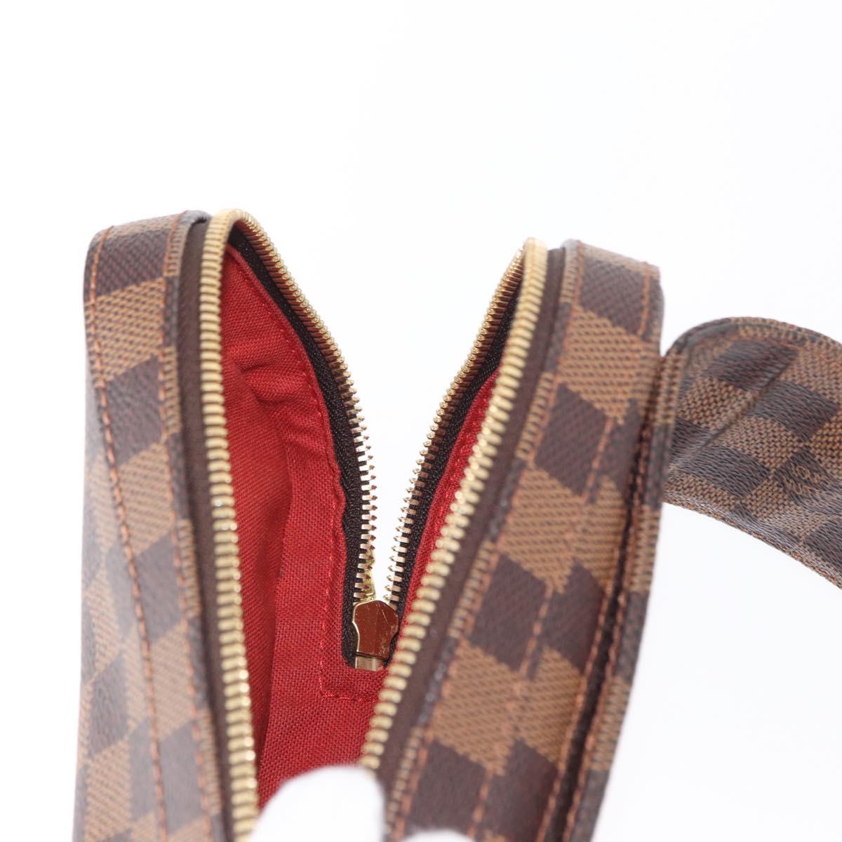 LOUIS VUITTON Damier Ebene Geronimos Shoulder Bag N51994 LV Auth yk19788
