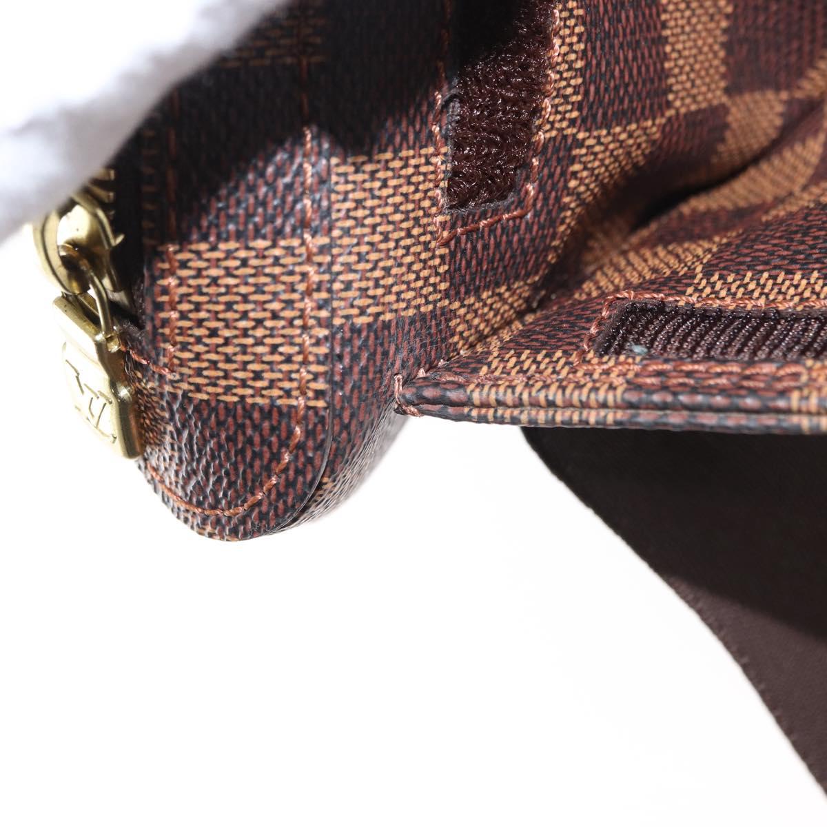 LOUIS VUITTON Damier Ebene Geronimos Shoulder Bag N51994 LV Auth yk19788