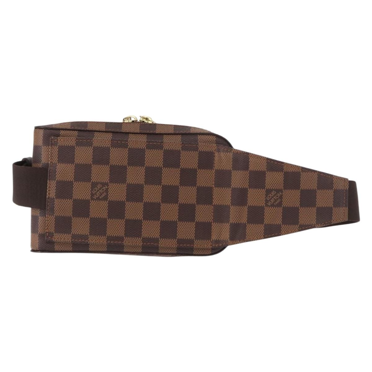 LOUIS VUITTON Damier Ebene Geronimos Shoulder Bag N51994 LV Auth yk19788