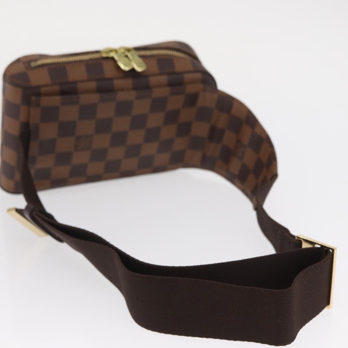 LOUIS VUITTON Damier Ebene Geronimos Shoulder Bag N51994 LV Auth yk19788