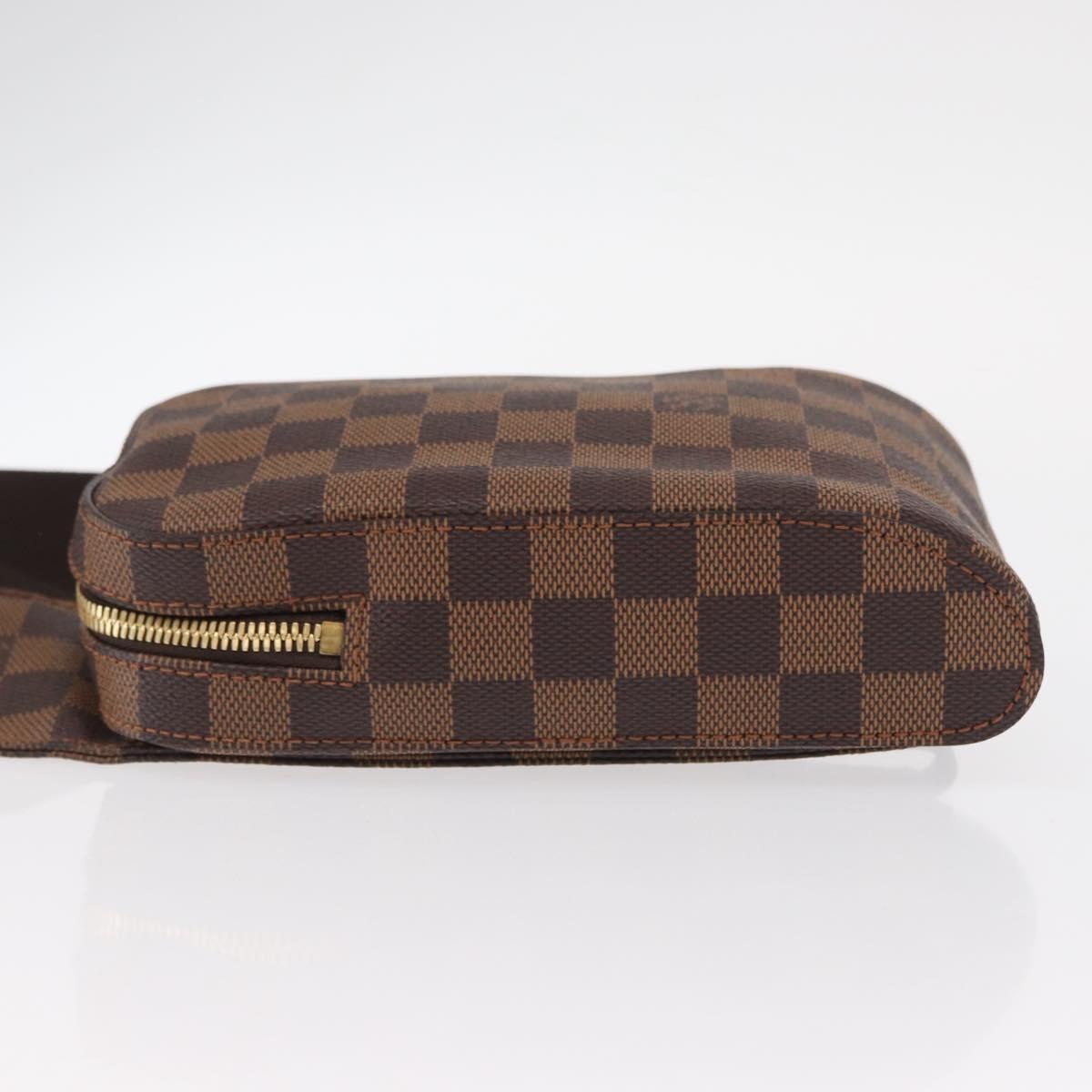LOUIS VUITTON Damier Ebene Geronimos Shoulder Bag N51994 LV Auth yk19788
