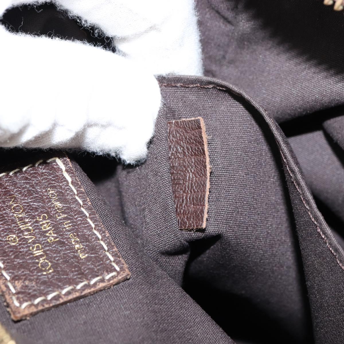 LOUIS VUITTON Monogram Mini Lin Danube Shoulder Bag Ebene M95228 LV Auth yk19789