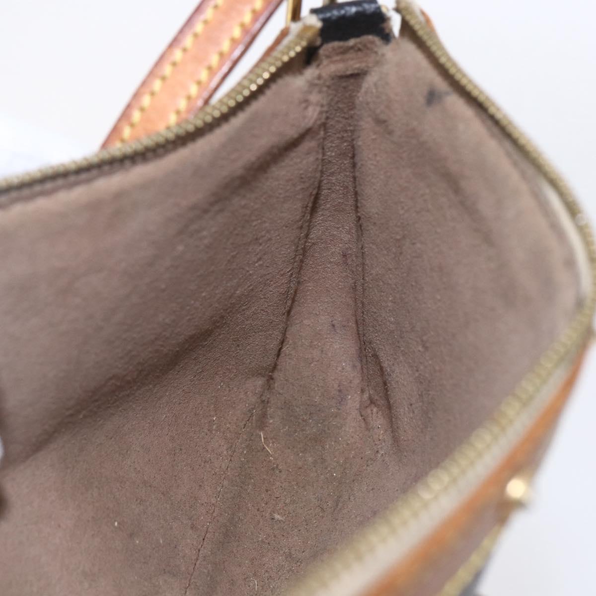 LOUIS VUITTON Multicolor Pochette Accessoires Pouch Black M92648 LV Auth yk19799