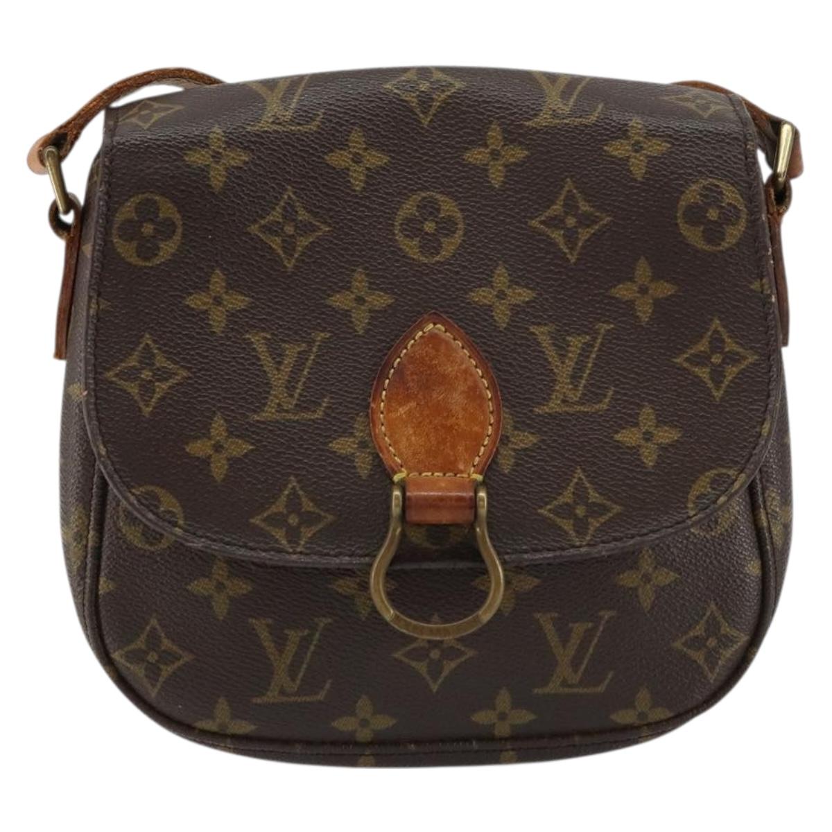 LOUIS VUITTON Monogram Saint Cloud MM Shoulder Bag M51243 LV Auth yk19803