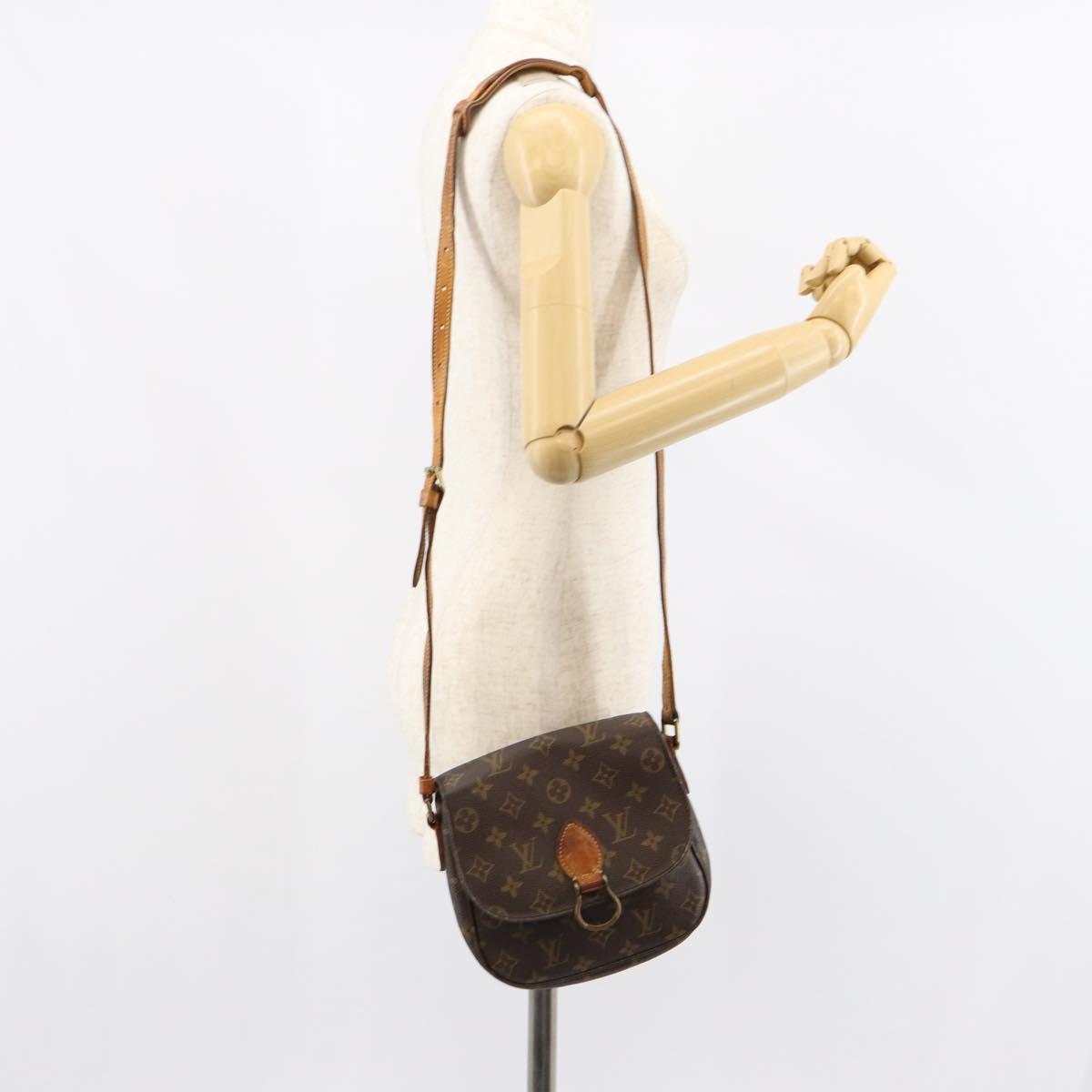 LOUIS VUITTON Monogram Saint Cloud MM Shoulder Bag M51243 LV Auth yk19803