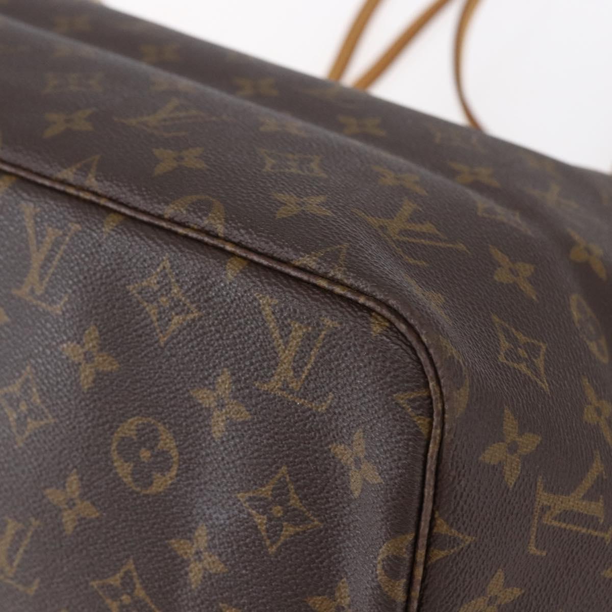 LOUIS VUITTON Monogram Neverfull GM Tote Bag M40157 LV Auth yk19809