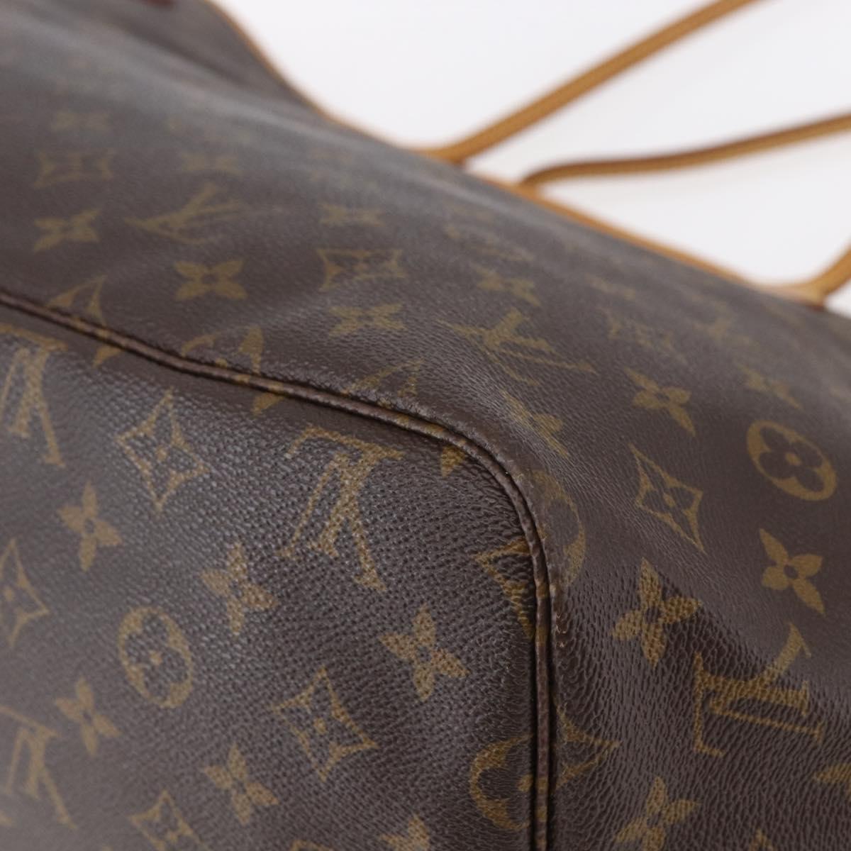 LOUIS VUITTON Monogram Neverfull GM Tote Bag M40157 LV Auth yk19809