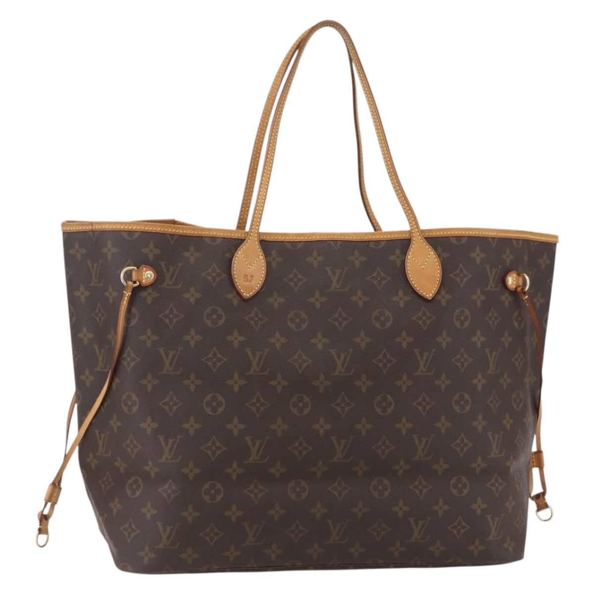 LOUIS VUITTON Monogram Neverfull GM Tote Bag M40157 LV Auth yk19809