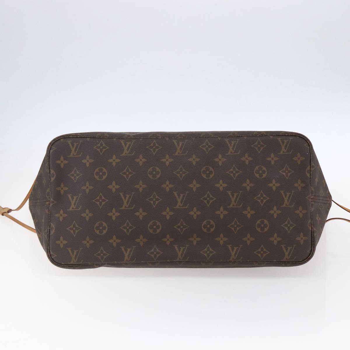 LOUIS VUITTON Monogram Neverfull GM Tote Bag M40157 LV Auth yk19809