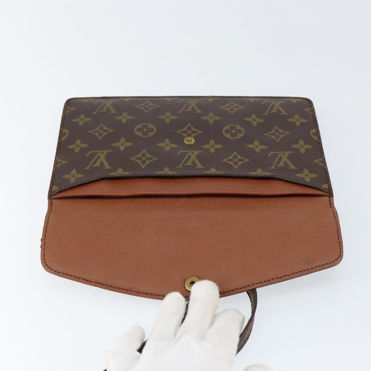 LOUIS VUITTON Monogram Double Rabat Shoulder Bag M51815 LV Auth yk19818