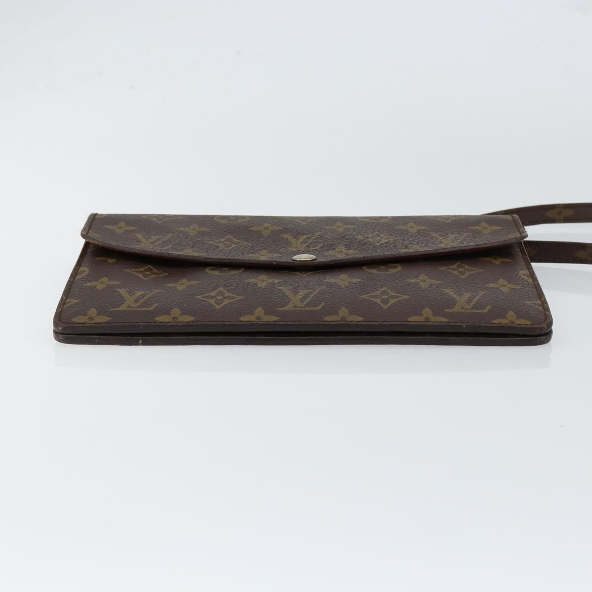LOUIS VUITTON Monogram Double Rabat Shoulder Bag M51815 LV Auth yk19818