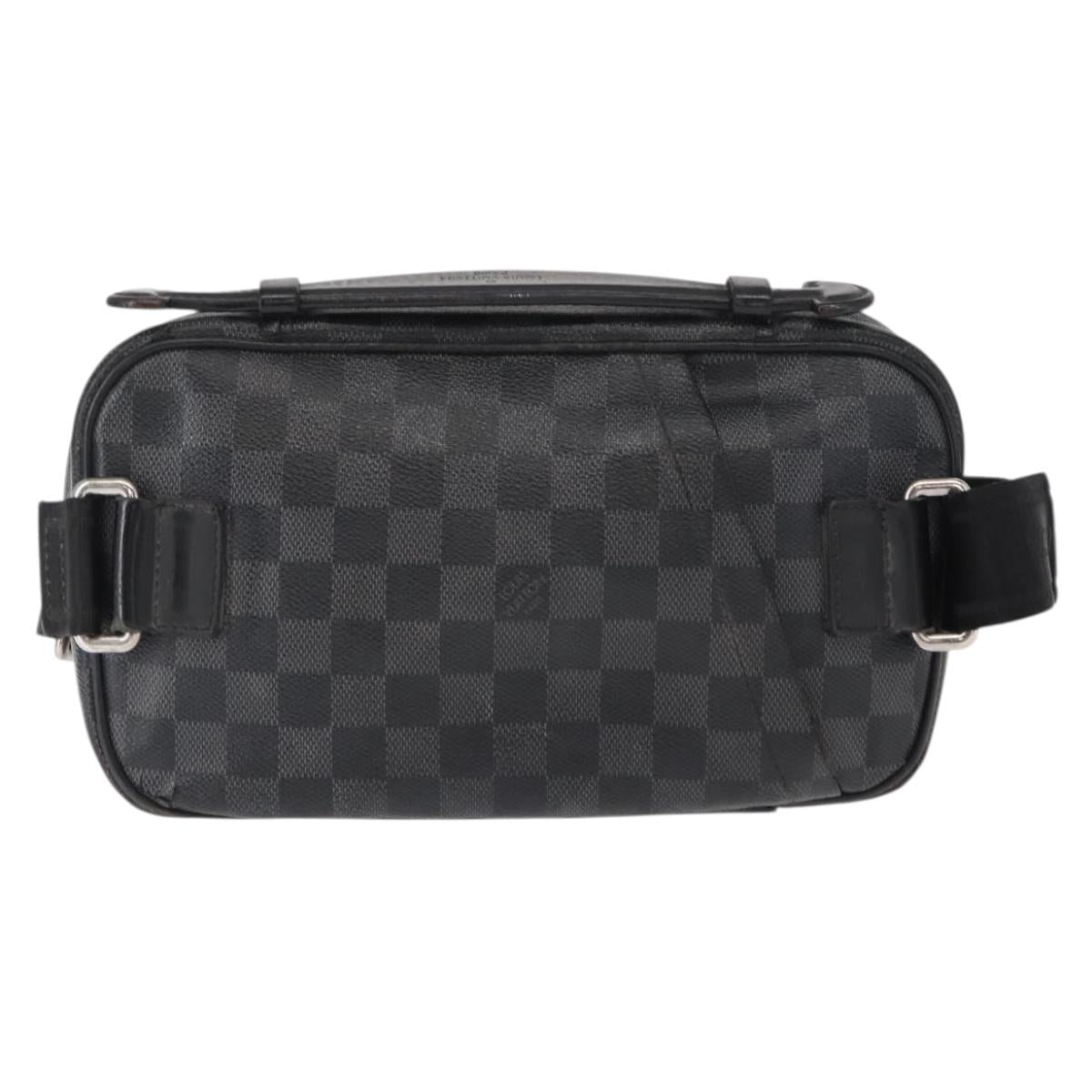 LOUIS VUITTON Damier Graphite Ambreil Shoulder Bag N41289 LV Auth yk19819