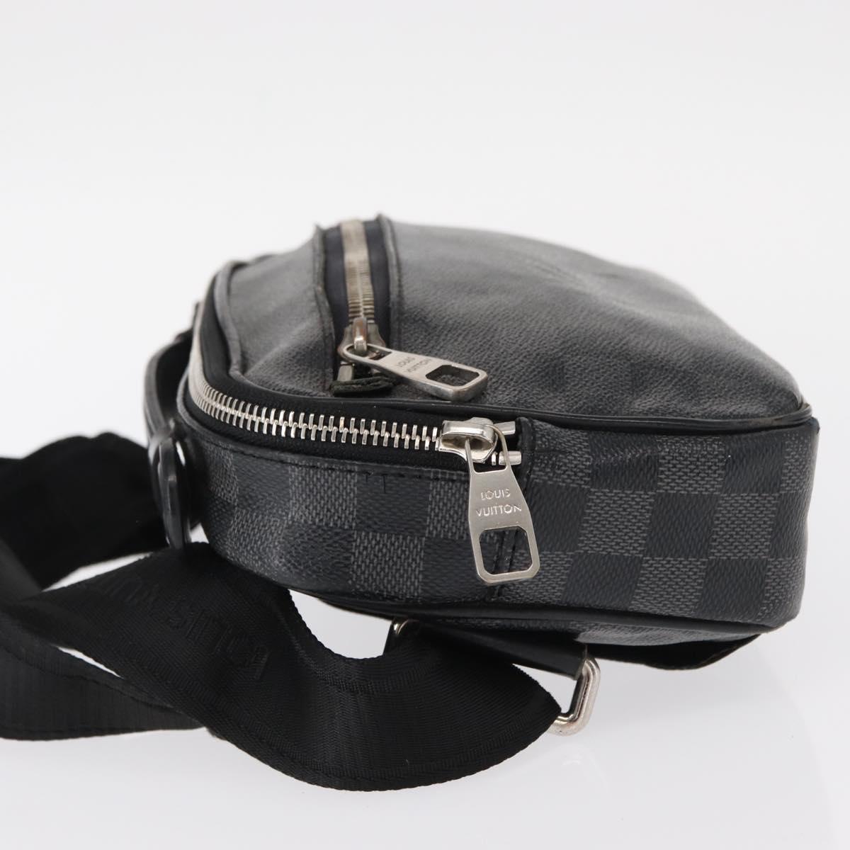 LOUIS VUITTON Damier Graphite Ambreil Shoulder Bag N41289 LV Auth yk19819