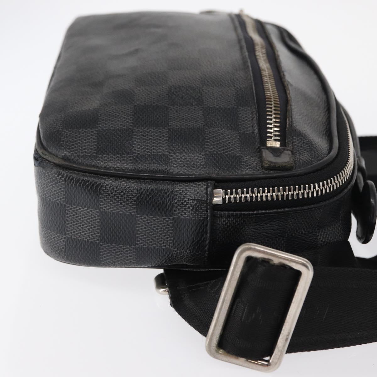 LOUIS VUITTON Damier Graphite Ambreil Shoulder Bag N41289 LV Auth yk19819
