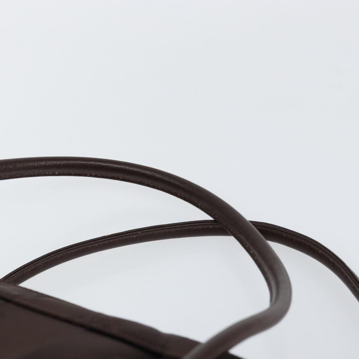 SAINT LAURENT Cassandra Hand Bag Nylon Black Auth yk19827