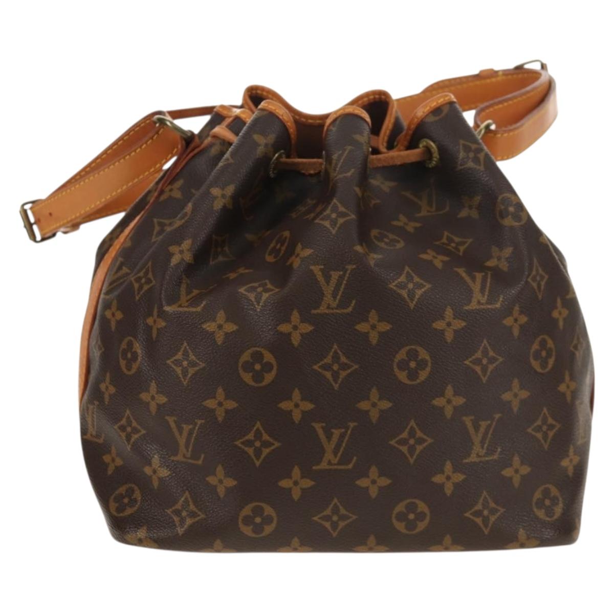 LOUIS VUITTON Monogram Petit Noe Shoulder Bag M42226 LV Auth yk19830V