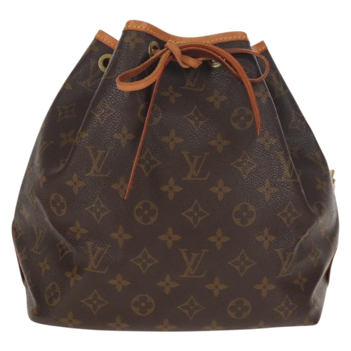 LOUIS VUITTON Monogram Petit Noe Shoulder Bag M42226 LV Auth yk19831V