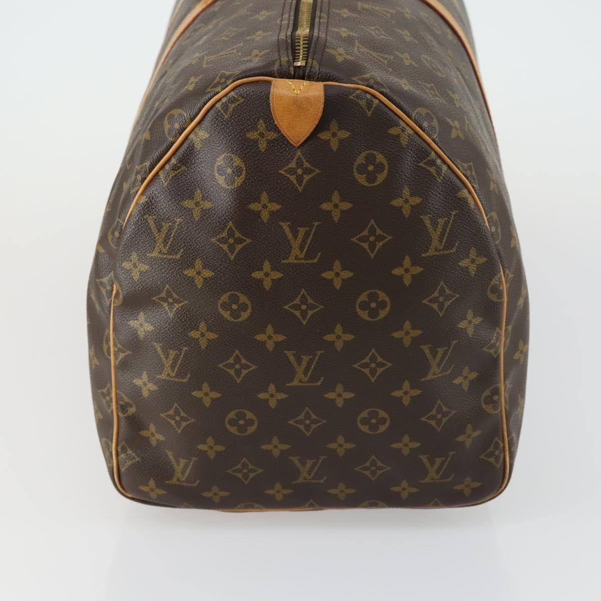 LOUIS VUITTON Monogram Keepall 55 Boston Bag M41424 LV Auth yk19832V