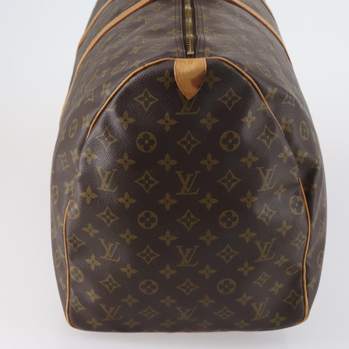LOUIS VUITTON Monogram Keepall 60 Boston Bag M41422 LV Auth yk19835