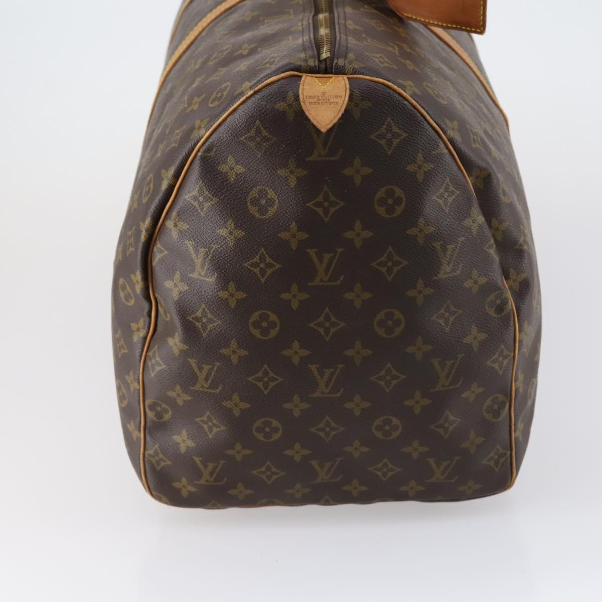 LOUIS VUITTON Monogram Keepall 60 Boston Bag M41422 LV Auth yk19835