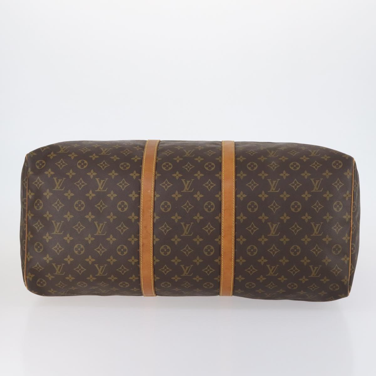 LOUIS VUITTON Monogram Keepall 60 Boston Bag M41422 LV Auth yk19835