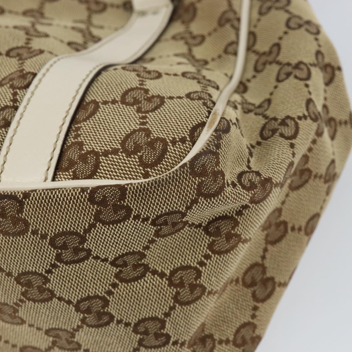 GUCCI GG Canvas GG Twins Tote Bag Beige Gold 232963 Auth yk19838