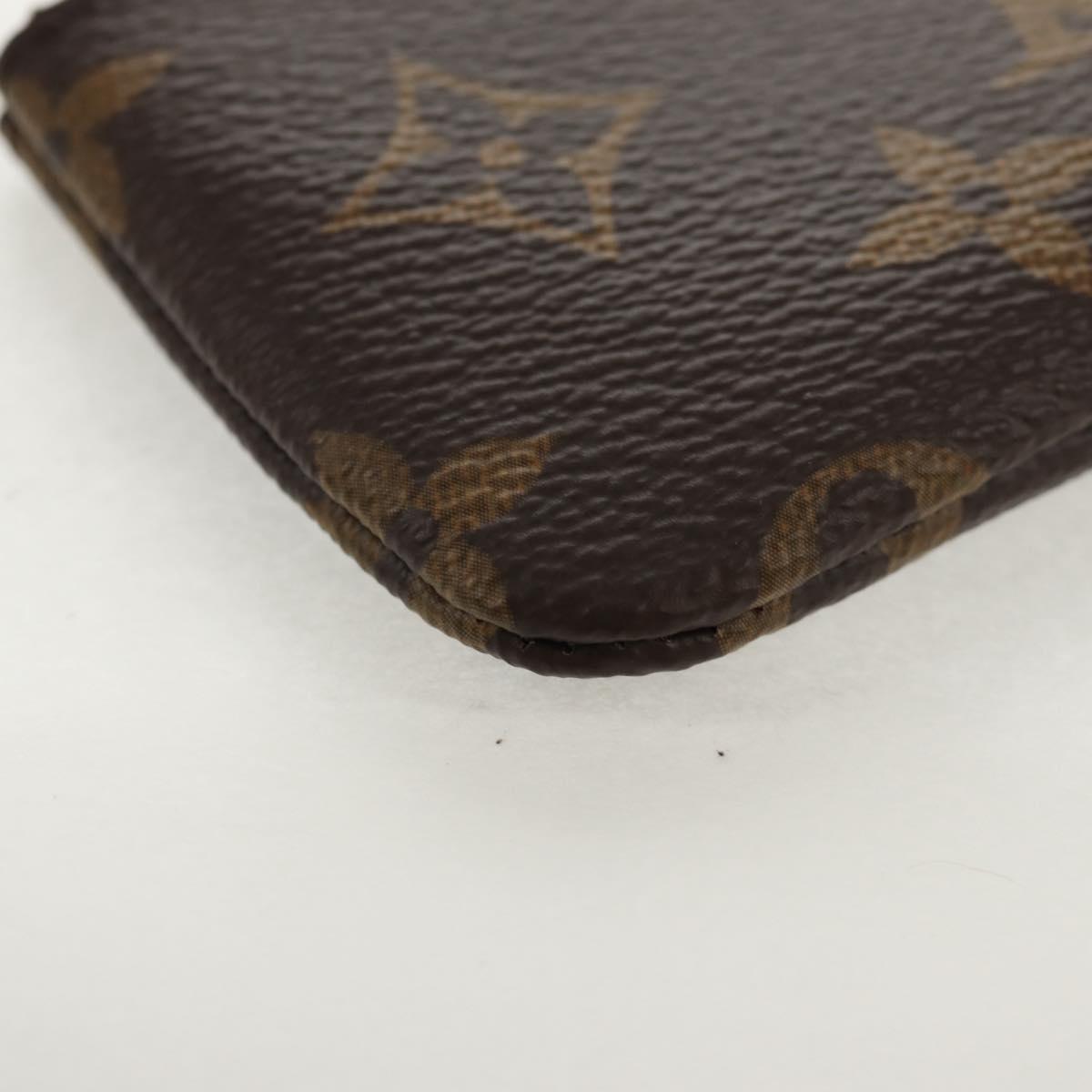 LOUIS VUITTON Monogram Pochette Cles Coin Purse M60033 LV Auth yk19849V