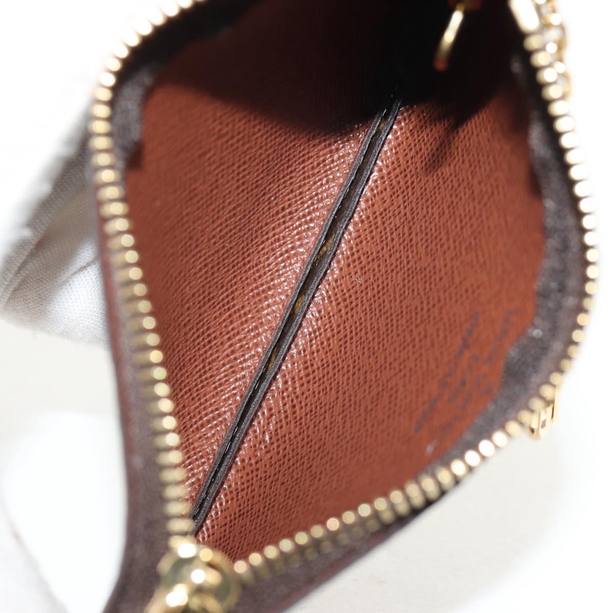 LOUIS VUITTON Monogram Pochette Cles Coin Purse M60033 LV Auth yk19849A