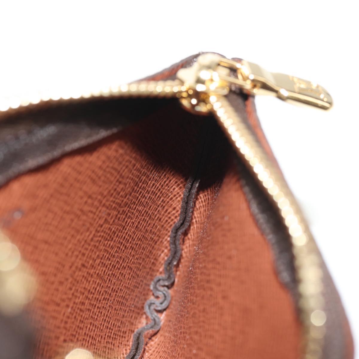 LOUIS VUITTON Monogram Pochette Cles Coin Purse M60033 LV Auth yk19849V