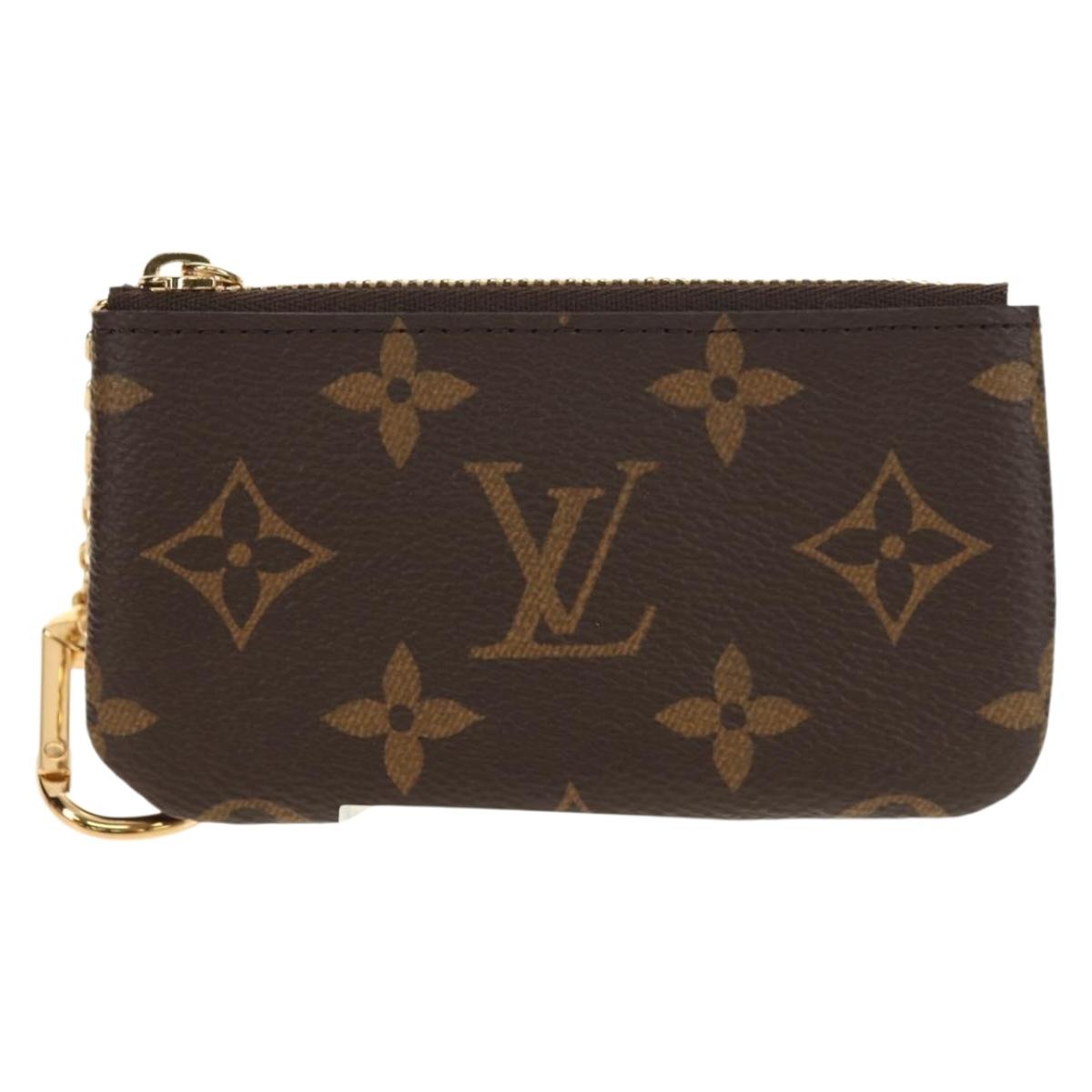 LOUIS VUITTON Monogram Pochette Cles Coin Purse M60033 LV Auth yk19849V