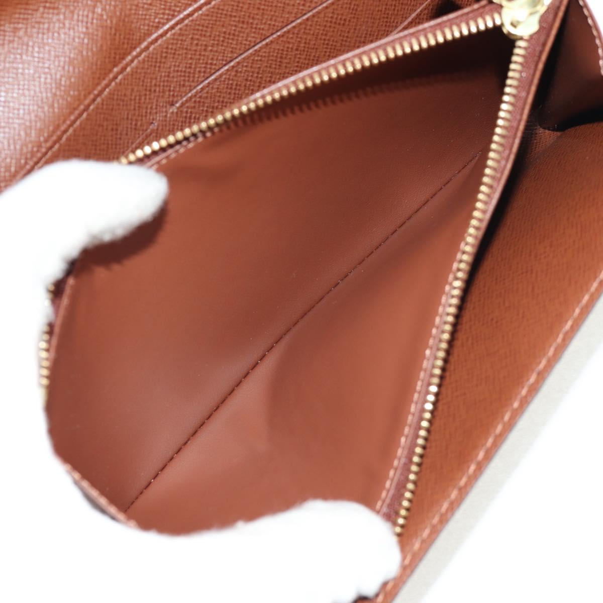 LOUIS VUITTON Pochette Porte Monnaie Credit Long Wallet M61726 LV Auth yk19850V