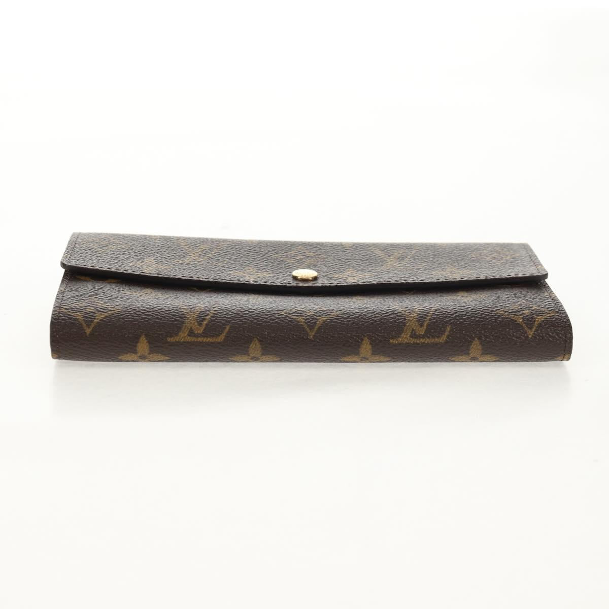 LOUIS VUITTON Pochette Porte Monnaie Credit Long Wallet M61726 LV Auth yk19850V