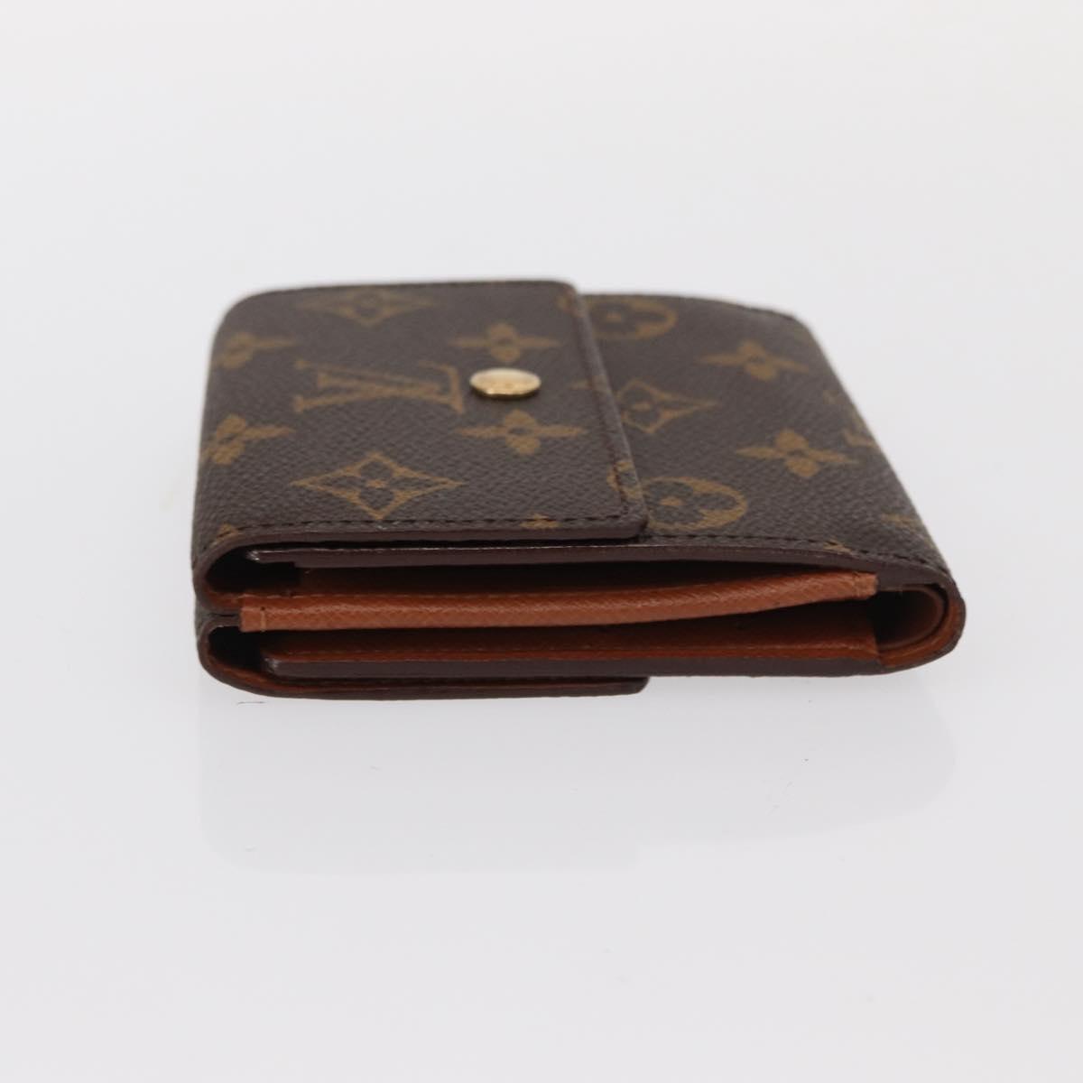 LOUIS VUITTON Monogram Portefeuille Elise Trifold Wallet M61654 LV Auth yk19851