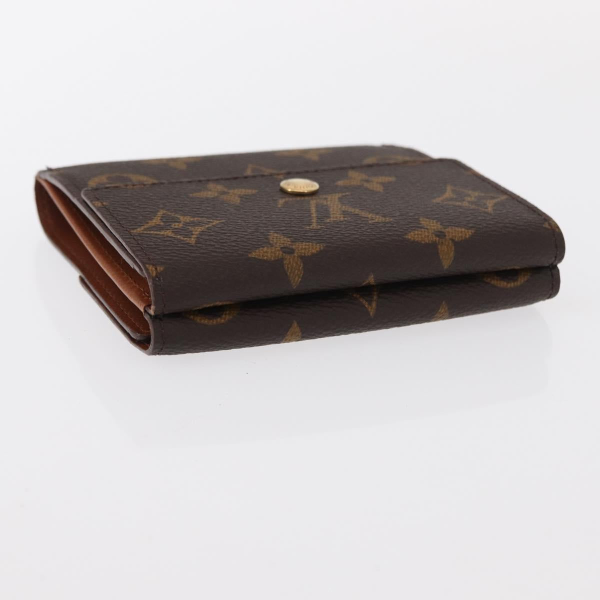 LOUIS VUITTON Monogram Portefeuille Elise Trifold Wallet M61654 LV Auth yk19851