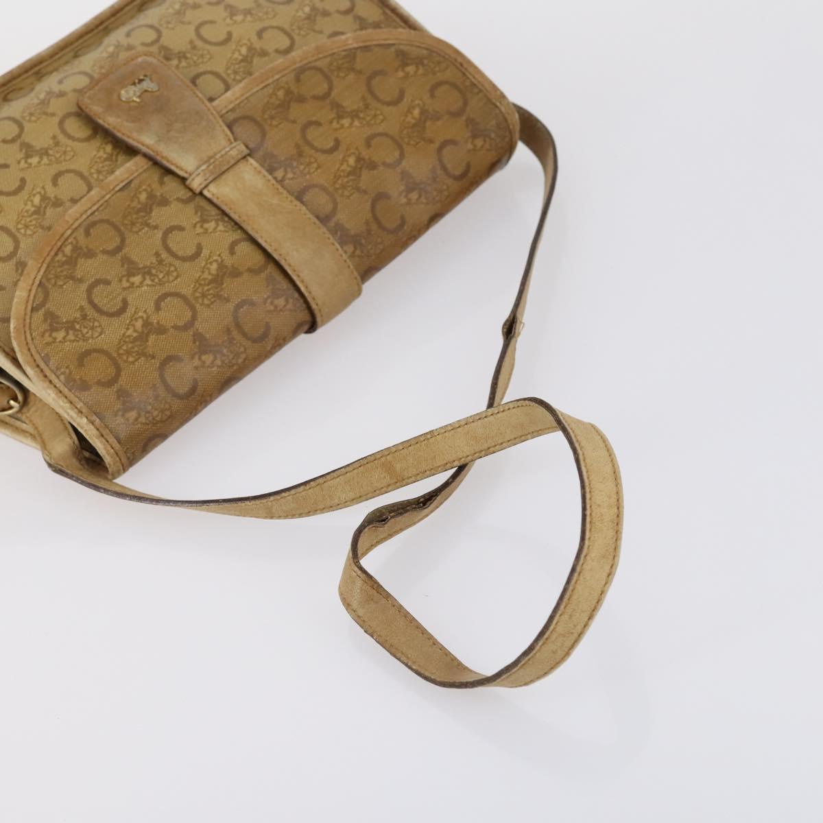 CELINE Salvatore Ferragamo Chloe Bag Leather 3 Set Beige Brown Auth yk19853